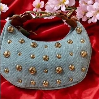 "LOVE" Denim Handbag – Chic Blue Purse