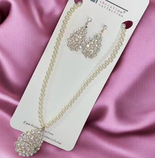 SG Collection Pendant Set – Rhinestone Romance
